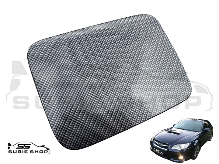 Subaru Liberty GT GEN4 Outback 03 -09 Carbon Fiber Wrapped Petrol Door Lid Panel