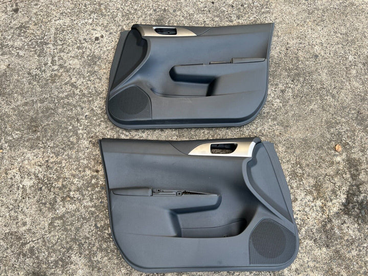 Subaru Impreza 08 - 11 GH RS G3 WRX Factory Front Door Cards Trims Set LH RH OEM