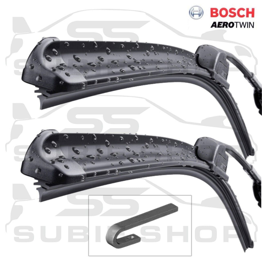 Bosch Front Windscreen Wiper Blade Kit Window For 08-14 Subaru Impreza WRX G3 GH