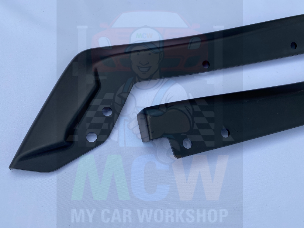 Rear Bumper Bar Spat Pods Lip Splitter Apron For 16 - 20 Subaru Impreza WRX STi