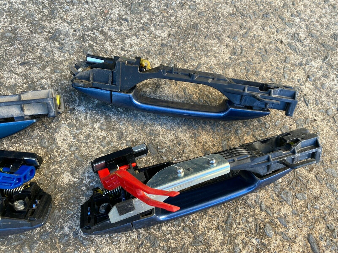 Subaru Impreza RS GH G3 08 - 11 Exterior Door Handles Full Set Blue 64Z Genuine