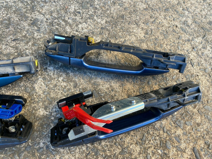 Subaru Impreza RS GH G3 08 - 11 Exterior Door Handles Full Set Blue 64Z Genuine