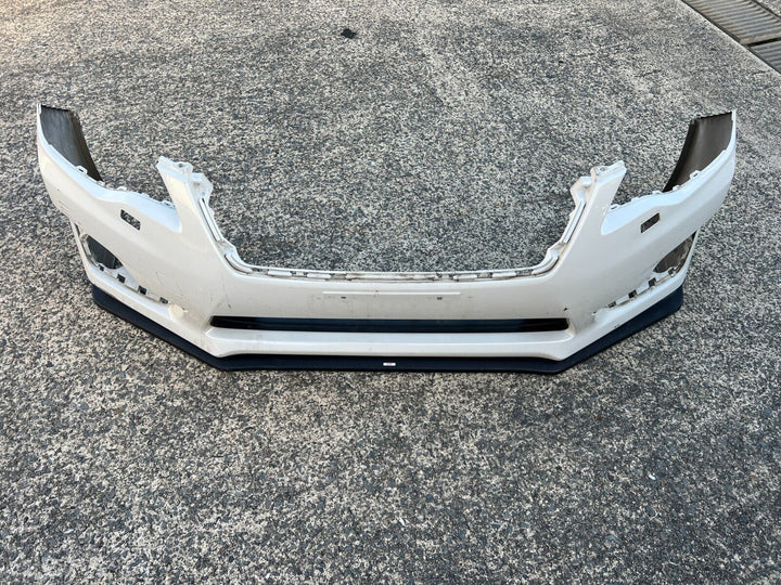 Subaru Impreza GJ G4 11 - 16 Front Bumper Bar Cover + STi Lip White K1X GENUINE