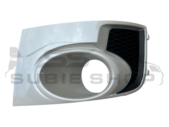 Genuine Subaru Impreza 11-14 WRX STi Fog Light Bezel Cover Surround White 37J LH