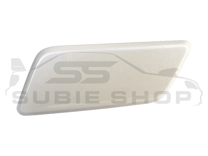 Genine Front Bumper Headlight Washer Cap Cover 15 - 17 Subaru Outback BS LH White