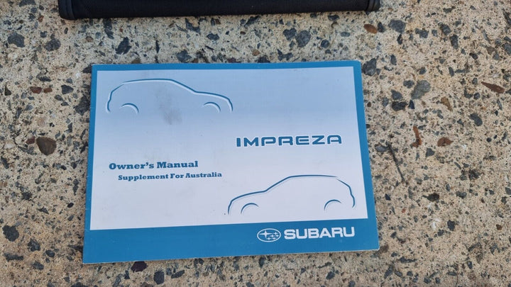 Subaru Impreza RS 2008 -11 Factory Owners Manual Booklet Wallet Book Set GENUINE