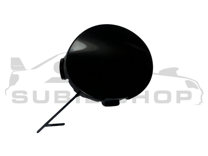 GENUINE Subaru VA WRX Sti 15 - 17 Front Bumper Bar Tow Hook Cap Cover Matt Black