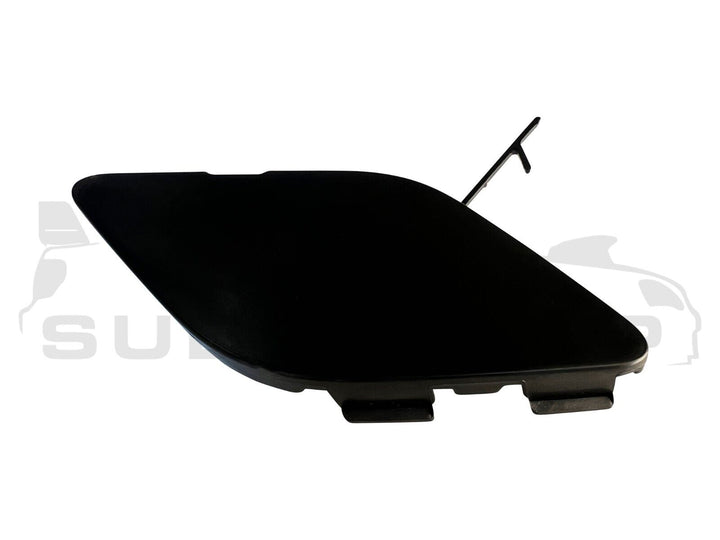 GENUINE Subaru Outback BS 15 - 17 Front Bumper Bar Tow Hook Cap Cover Matt Black