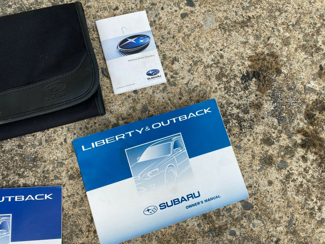 Subaru Outback Liberty GT GEN 4 2003 2009 Log Book Wallet Accessories Brochures