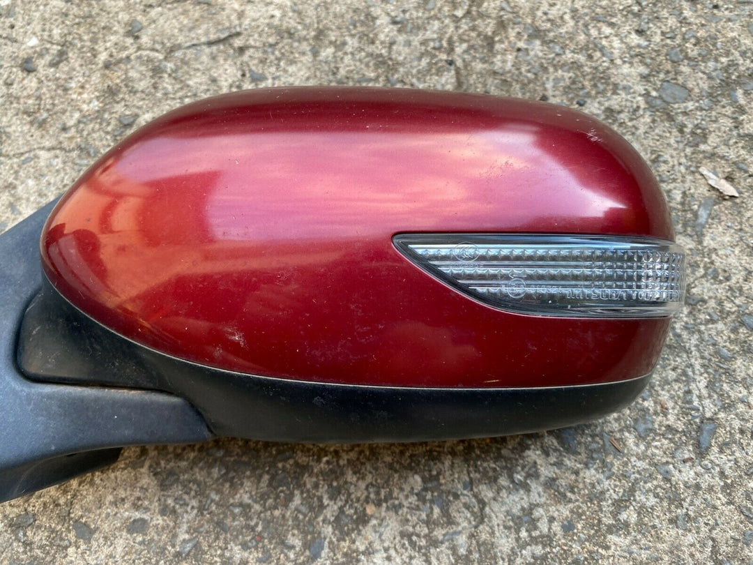 Subaru Liberty Outback 06 - 09 Gen4 Passenger Side Electric Mirror Red 69Z Left