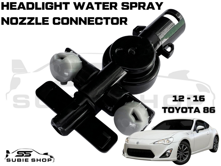 New HID Headlight Washer Cap Water Jet Spray Nozzle Piece For 12 - 15 Toyota 86