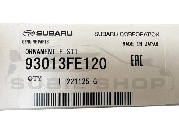 NEW OEM Genuine JDM Subaru Impreza WRX STI 03 -05 Front Grille Badge Logo Emblem