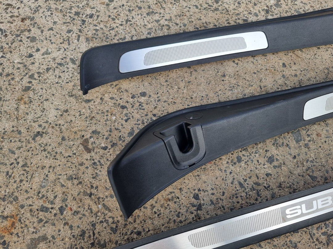 Subaru Liberty Outback 03 - 06 Gen 4 Door Foot Metal Scuff Panel Trim Set of 4