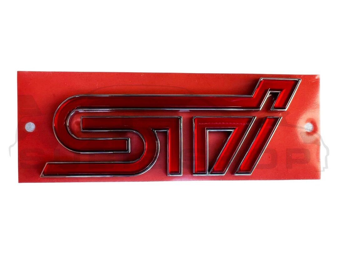 NEW OEM Genuine JDM Subaru WRX STi VA Red 2015 - 18 Sedan Boot Badge Logo Emblem