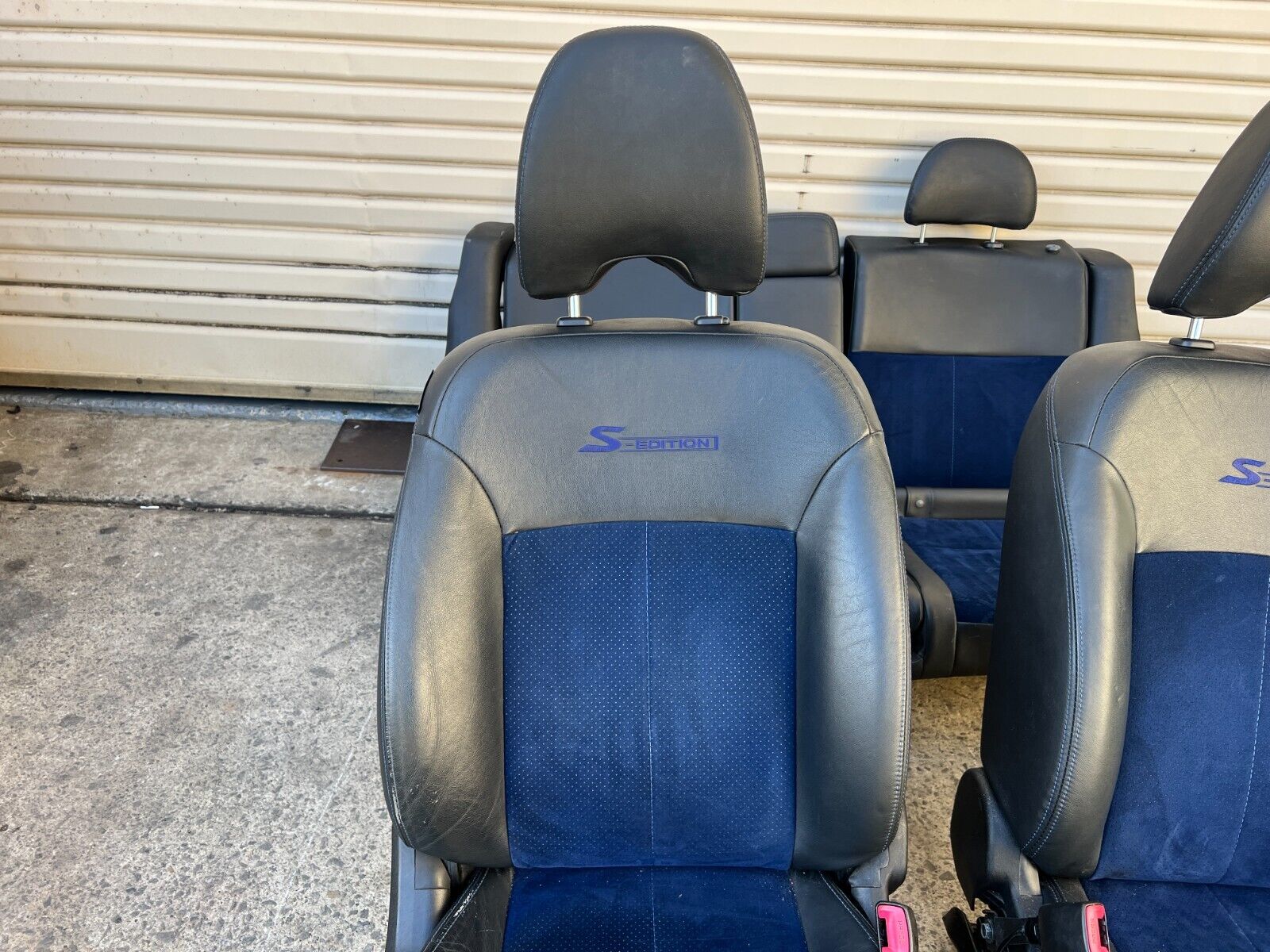 Subaru Forester 08-12 SH S Edition Blue Leather Interior Seats Front R –  Subie Shop