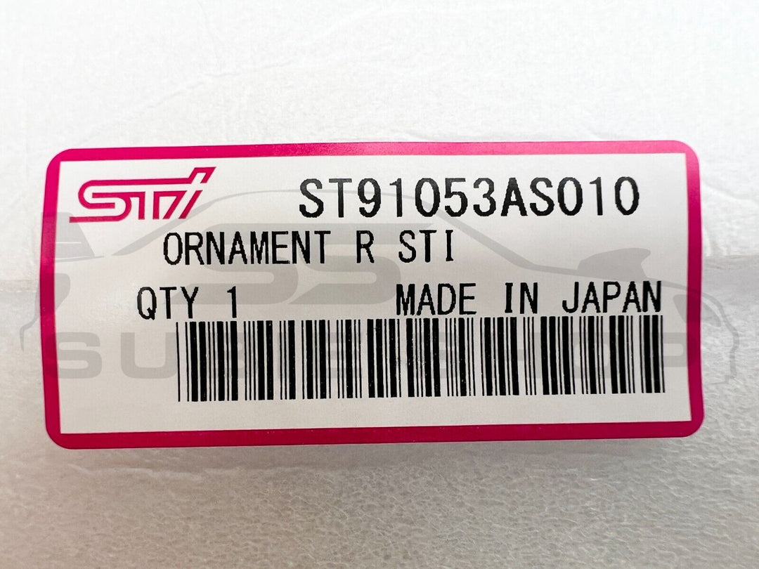 NEW OEM Genuine JDM Subaru BRZ Toyota 86 Red TS STI 13-19 Boot Badge Logo Emblem