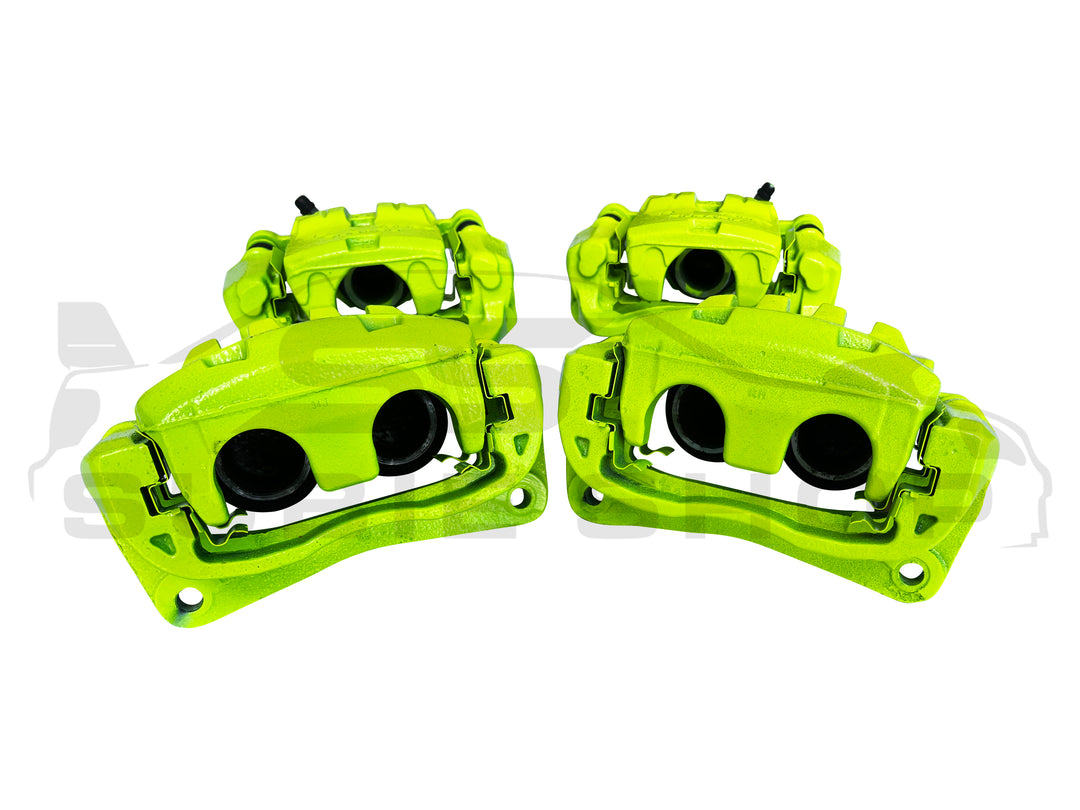 Subaru Impreza RS 08 - 11 GH G3 Painted Fluro Yellow STi Type Brake Calipers Set