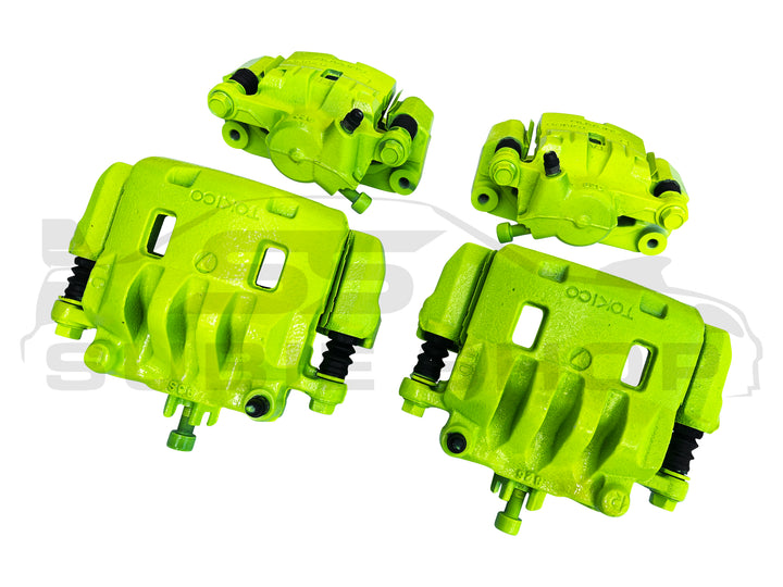 Subaru Impreza RS 08 - 11 GH G3 Painted Fluro Yellow STi Type Brake Calipers Set