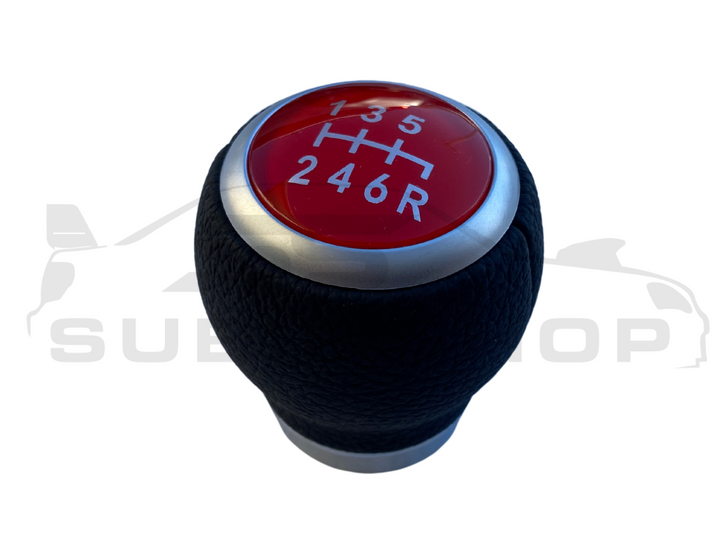 6 Speed Shift Gear Knob For Subaru Impreza WRX STI Liberty GTB Forester BRZ JDM